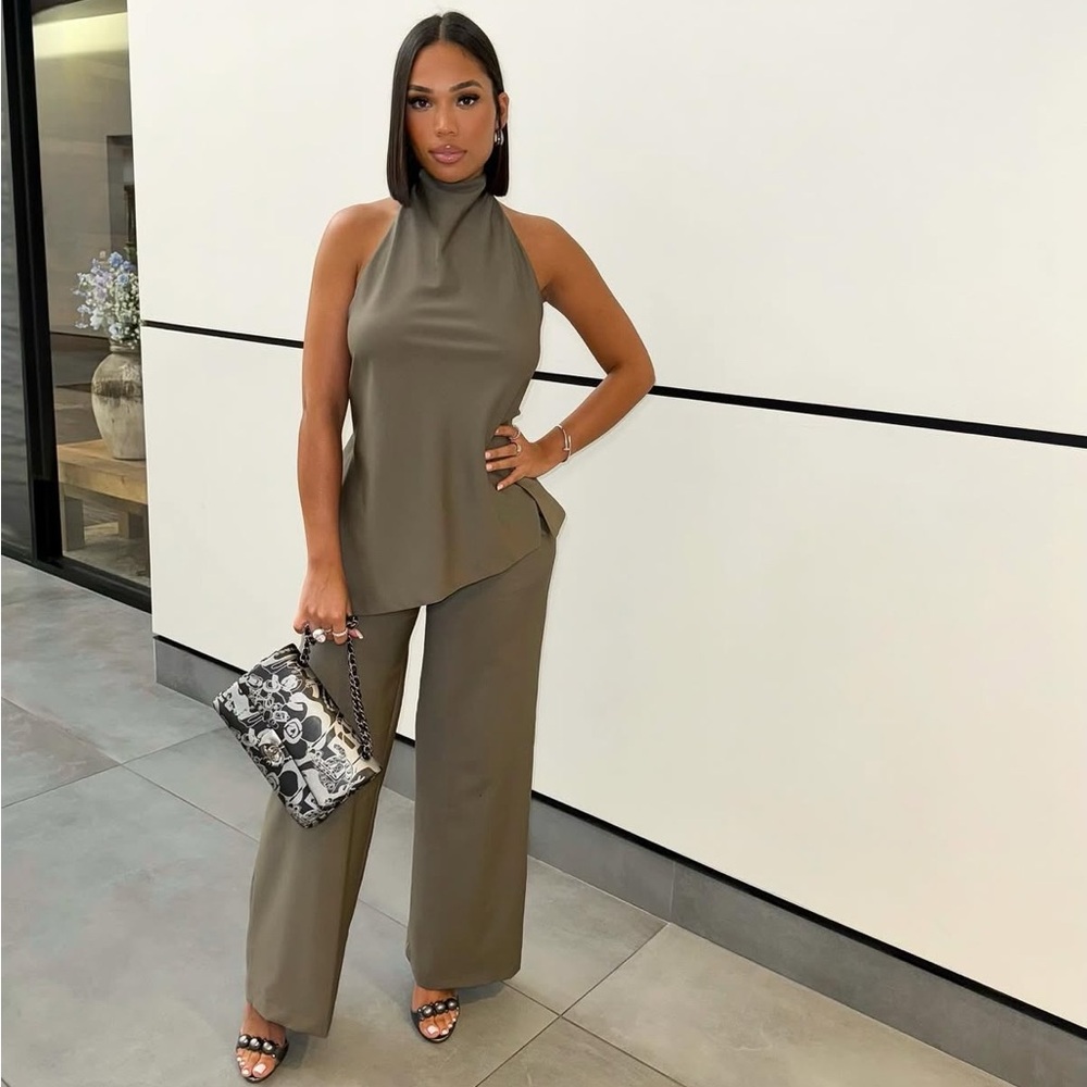 NWT Zara Taupe Set